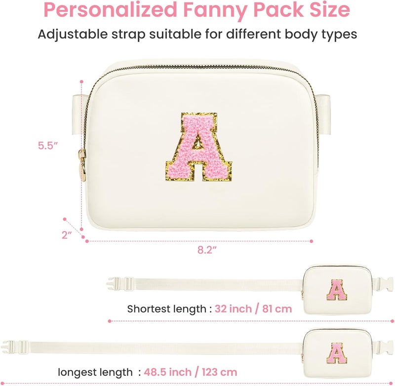 YQE Birthday Gifts for Girls, 4 5 6 7 8 9 10 11 12 13 Year Old Girl Gifts for Teens Kids Daughter Sister Her, Cute Fanny Pack Belt Bag Crossbody Bag Trendy Stuff for Girls Women Teen (Beige, A) - Image 5